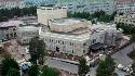 В Когалыме продолжается реконструкция здания киноконцертного комплекса «Янтарь»