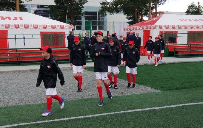 В Когалыме открылся футбольный лагерь «Spartak camp» 