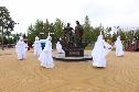 В Когалыме открыт памятник Святым благоверным Петру и Февронии Муромским
