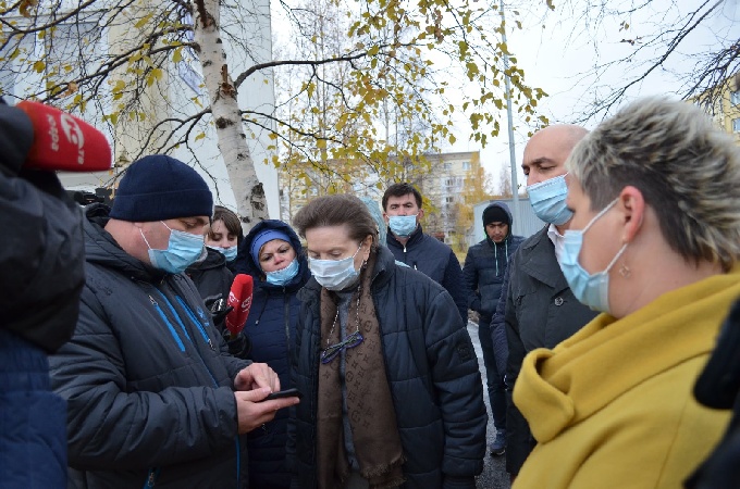 В субботу с рабочим визитом Когалым посетила губернатор ХМАО-Югры Наталья Комарова